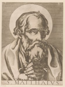 Saint Matthew by Raffaello Schiaminossi