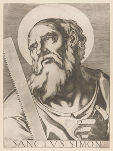 Saint Simon the Zealot by Raffaello Schiaminossi