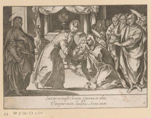Presentation of Christ in the Temple by Raffaello Schiaminossi