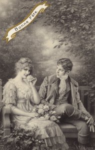 Couple on a Bench by Raimund Ritter Von Brennerstein Wichera