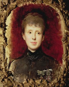 Marie Christine of Hapsburg, 1887 by Raimundo de Madrazo y Garreta