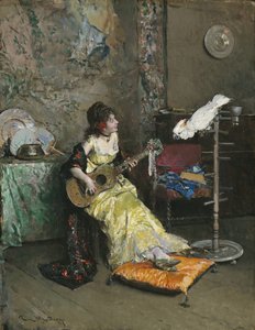 Woman with a Parrot