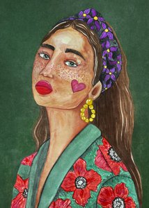 Girl with Hairband by Raissa Oltmanns