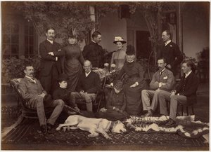 His Eminence Commander in Chief and Party, Shimla by Raja Deen Dayal