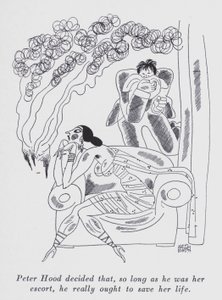 Illustration for "But Gentlemen Marry Brunettes" by Anita Loos