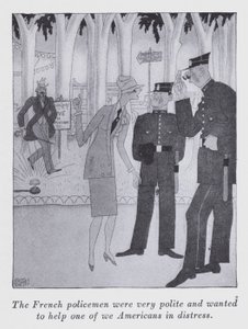 Illustration for "But Gentlemen Marry Brunettes" by Anita Loos by Ralph Barton