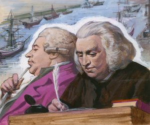 Dr Johnson and Boswell on Their Trip to the Western Isles by Ralph Bruce