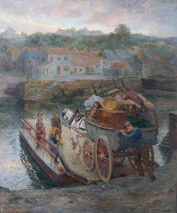 Crossing Hylton Ferry by Ralph Hedley