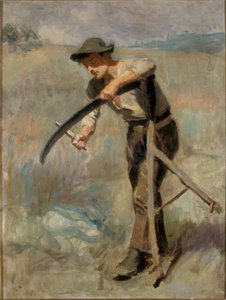 Sharpening The Scythe by Ralph Hedley