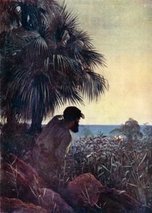Illustration for Robinson Crusoe by Daniel Defoe