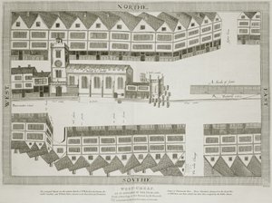 West Cheap as it Appeared in the Year 1585 (Engraved by Bartholemew Howlett) by Ralph Treswell