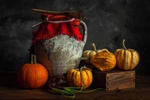 Autumn Harvest Still Life by Ramiz Sahin
