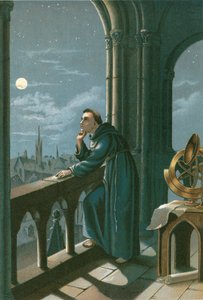 Roger Bacon in His Observatory in Oxford by Ramon Puiggari