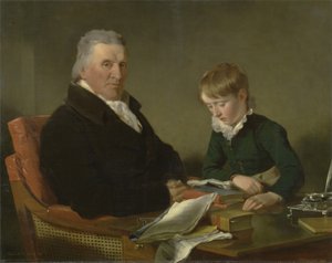 Francis Noel Clarke Mundy and his Grandson, William Mundy