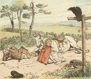 A Farmer Went Trotting upon His Grey Mare by Randolph Caldecott