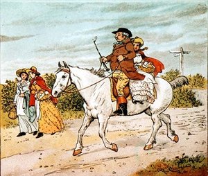A Farmer Went Trotting Upon His Grey Mare by Randolph Caldecott