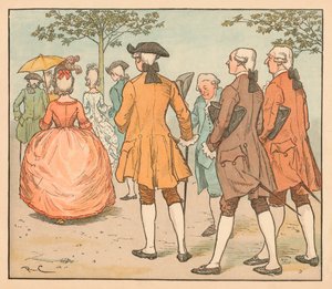 Her love was sought...By twenty beaux and more by Randolph Caldecott