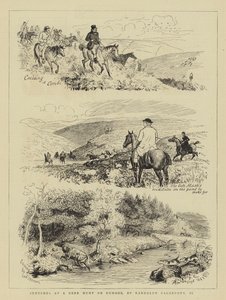 Sketches at a Deer Hunt on Exmoor
