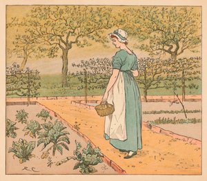 So she went into the garden