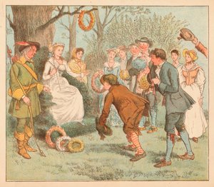 ...they went to a bower..., c1885 by Randolph Caldecott