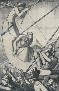 Bank Holiday - The Swings by Randolph Schwabe