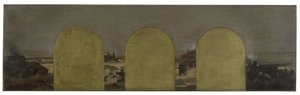 Sketch for the Cabinet of the Prefect of Paris City Hall: A Battery at the Ramparts: The Siege of Paris in 1870 by Raoul Joseph Arus