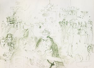 Ball at the Moulin de la Galette by Raoul Dufy
