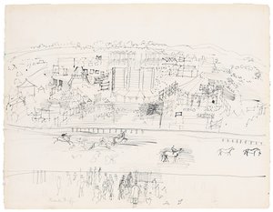 Epsom Racecourse by Raoul Dufy