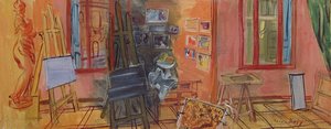 The Shivering Woman, Studio in Perpignan by Raoul Dufy