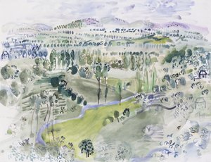Landscape of Auvergne by Raoul Dufy