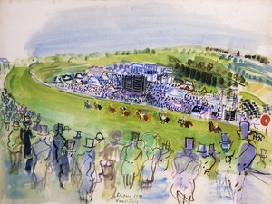 Derby Day (Epsom, Royal Enclosure) by Raoul Dufy