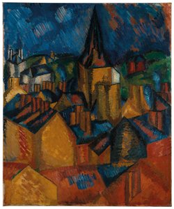 The Bell Tower (Church of St Vincent at Le Havre) by Raoul Dufy