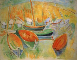The Boats at Martigues by Raoul Dufy