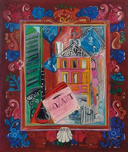 Mozart by Raoul Dufy