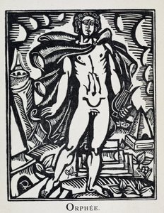 Orpheus - in "Le Bestiaire ou cortège d