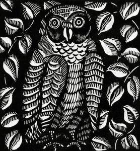 Owl, for the poem The Owl, from The Bestiary or Orpheus