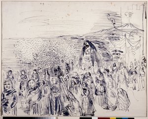 Procession in Naples by Raoul Dufy