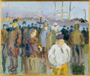 Quay in Rouen by Raoul Dufy