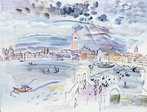 Riva degli Schiavoni, Venice by Raoul Dufy