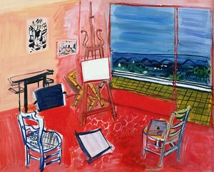 Studio in Vence by Raoul Dufy