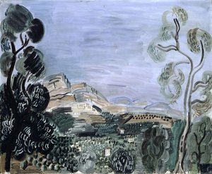 The Bay of Saint-Jeannet, c.1922-23 by Raoul Dufy