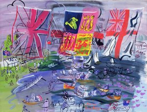 The Regatta at Henley, c.1933 by Raoul Dufy