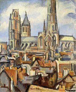 The Roofs of Rouen by Raoul Dufy