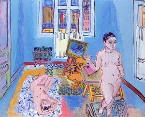 The Two Models by Raoul Dufy