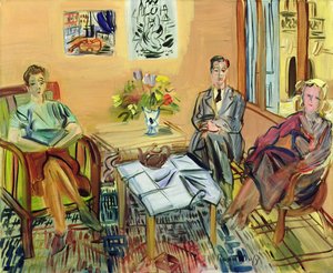 Three Seated Figures