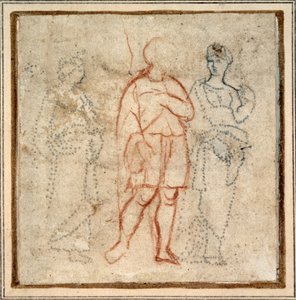 Aeneas Escorted by Dido (detail) by Raphael