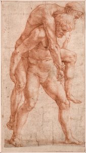 Young Man Carrying an Old Man on His Back (Aeneas and Anchises)