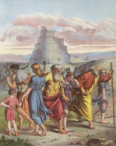 The Tower of Babel by after Raphael