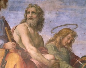 Adam and John the Evangelist (detail)