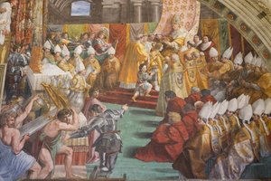 The Coronation of Charlemagne, Room of the Fire in the Borgo